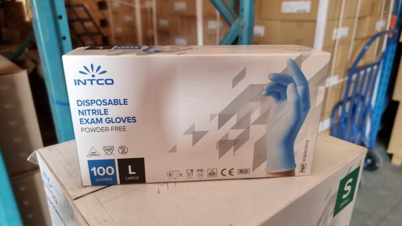 Intco Nitrile Gloves Small