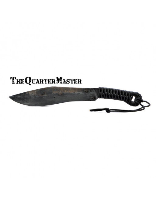 Rutherford Forge Bush Knife: Black Sheath, Black