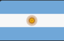 Argentina Flag 40x60 mm with Velcro