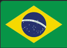 Brazil Flag 40x60 mm with Velcro