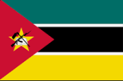 Mozambique Flag 40x60 mm with Velcro