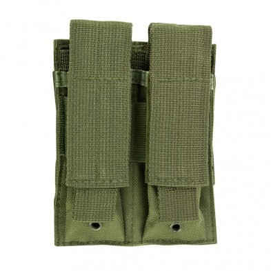SMALL DOUBLE POUCH -GREEN