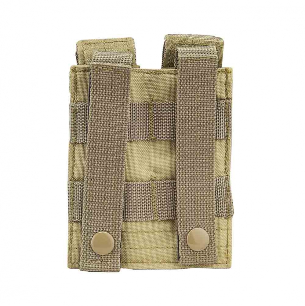 SMALL DOUBLE POUCH-TAN