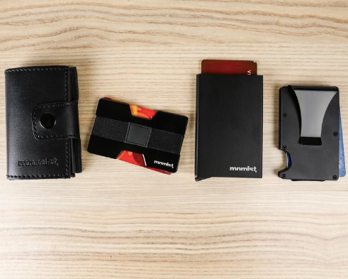 MNMLST Wallet Black Case