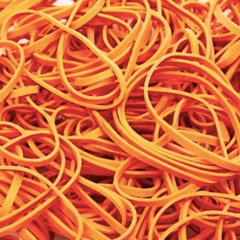 Elastic / Rubber Bands Size 32 Orange