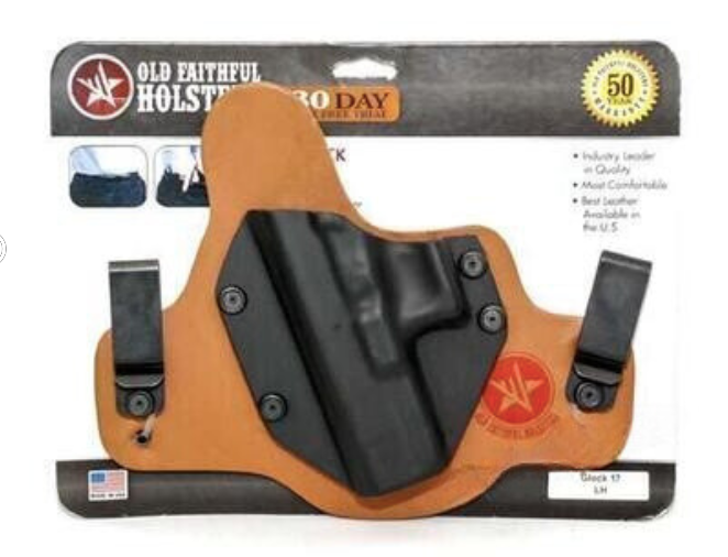 G17 Left Hand IWB Holster-Leather