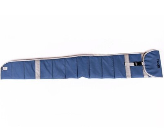 Bushveldt Rifle/Shotgun Sleeve Blue with Grey Trim