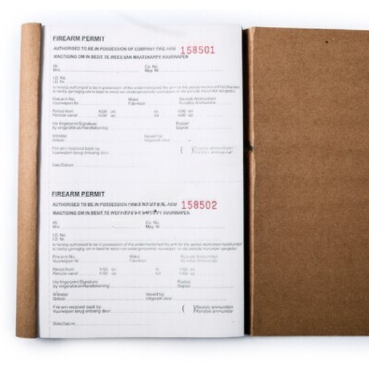 Firearm Permit Book 400