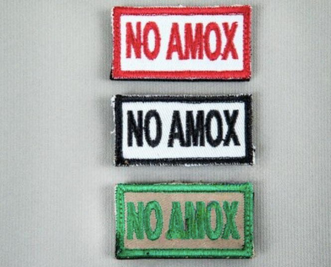 Bushveldt Medical Allergy Patches: (Set of 3) NO AMOX