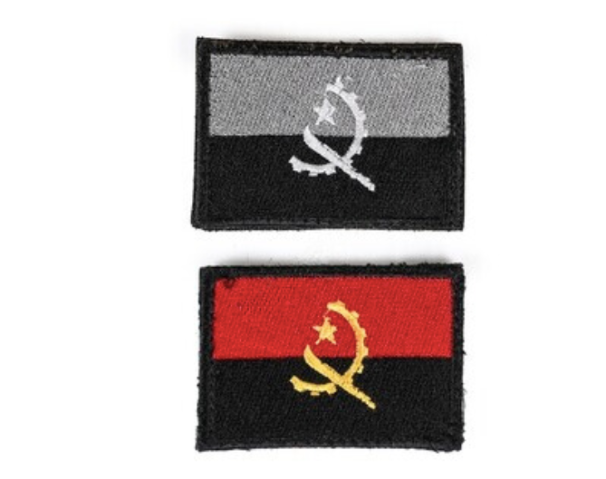 Bushveldt Badge Flags: Set of 2.  Large. Angola