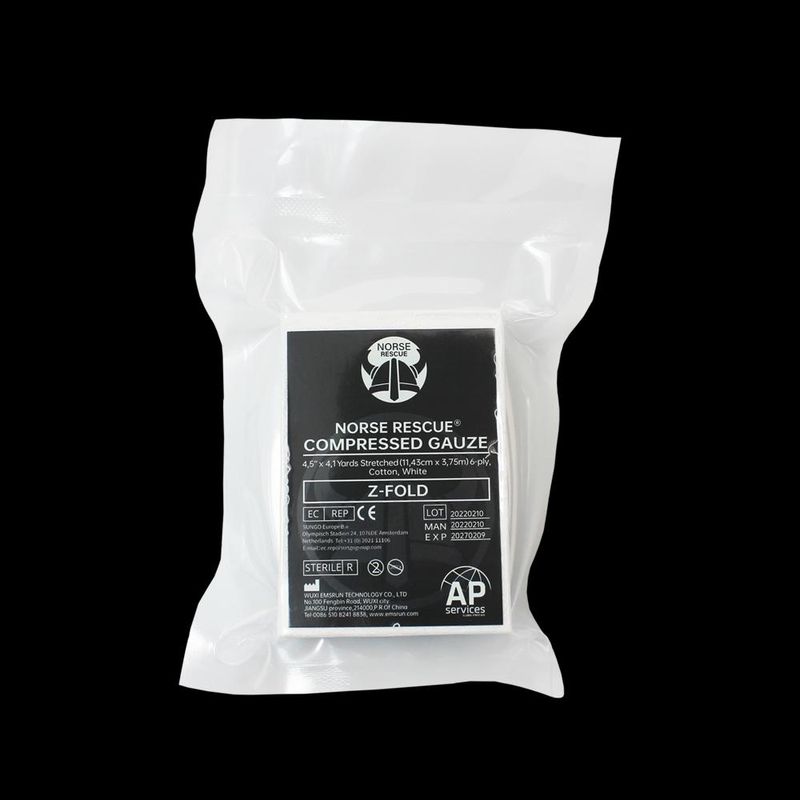 Norse Rescue Compressed Z Fold Gauze Norse Rescue Compressed Z Fold Gauze