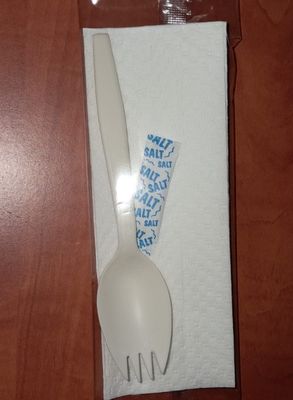 Spork 140mm and Serviette & Salt Spork 140mm and Serviette & Salt