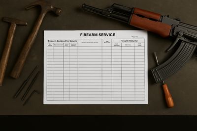 Firearm Service 200 Page A4 Register