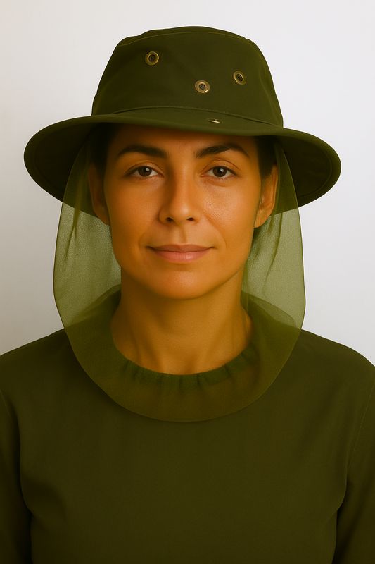 Mosquito Head Net. Olive