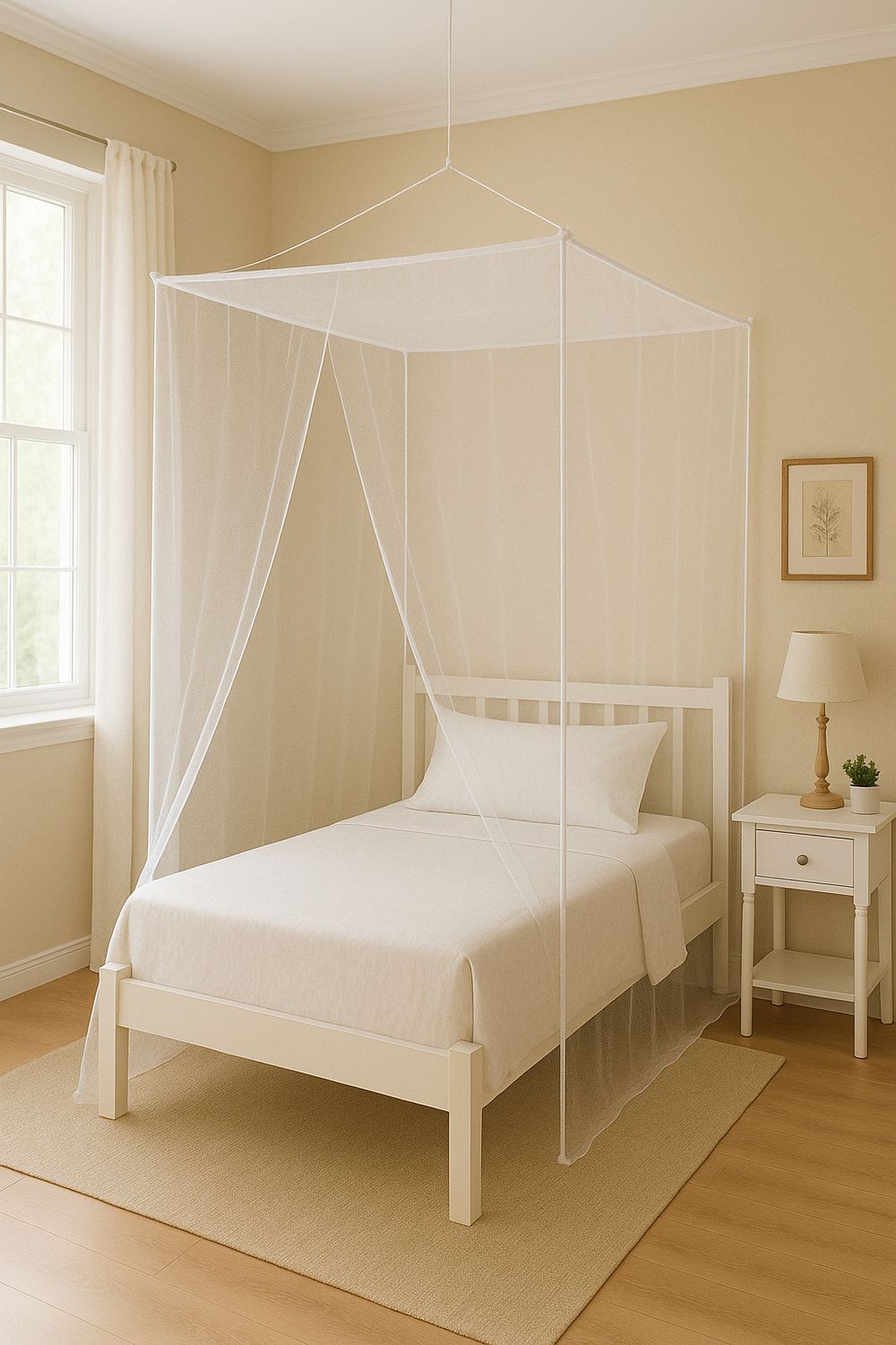 Mosquito Net 1.9x1.9m White Mosquito Net 1.9x1.9m White