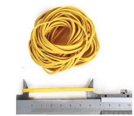 Elastic / Rubber Bands Size 32 Yellow