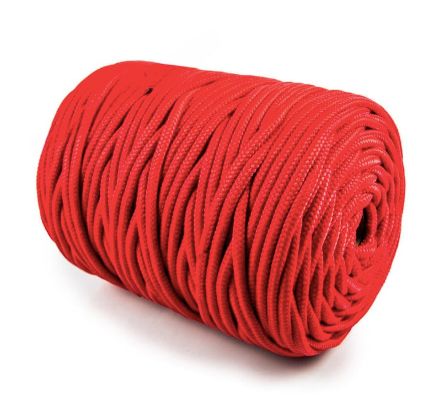 PP Round Braid 5mm x 100m Red