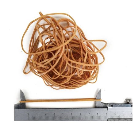 Elastic / Rubber Bands  Size 18 Natural