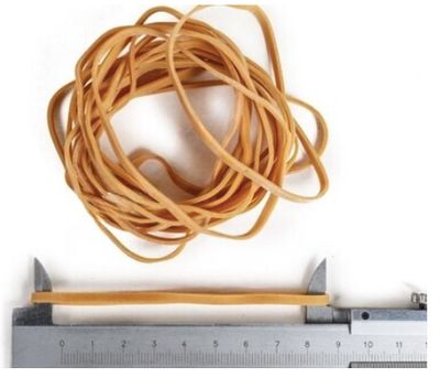 Elastic / Rubber Bands Size 19 Natural