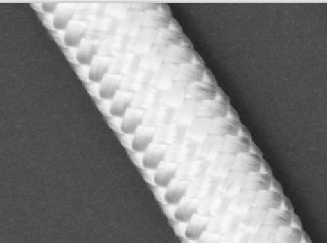 ​Rope Round Braid 10mm Ø White PES