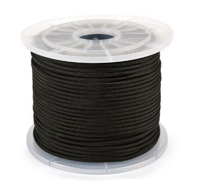 550 Paracord 100m Reel-Black