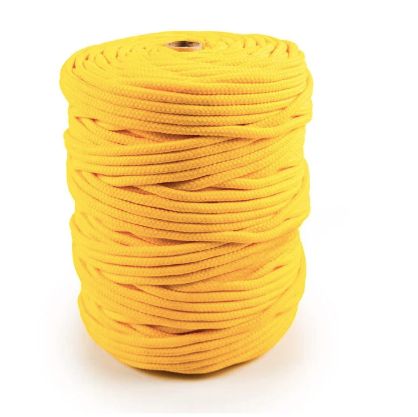 PP Round Braid 5mm x 100m Yellow