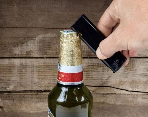 B/Opener HC Black Electric Lighter