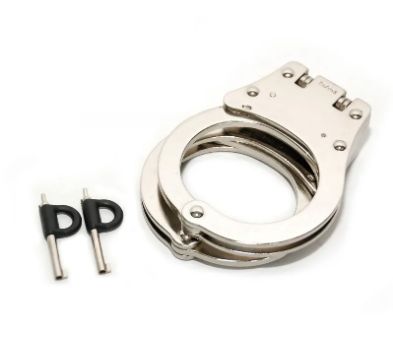 Republic Arms Handcuffs Nickel Plated: Model 65