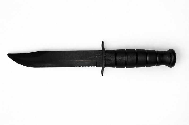 RUBBER TRAINING KNIFE