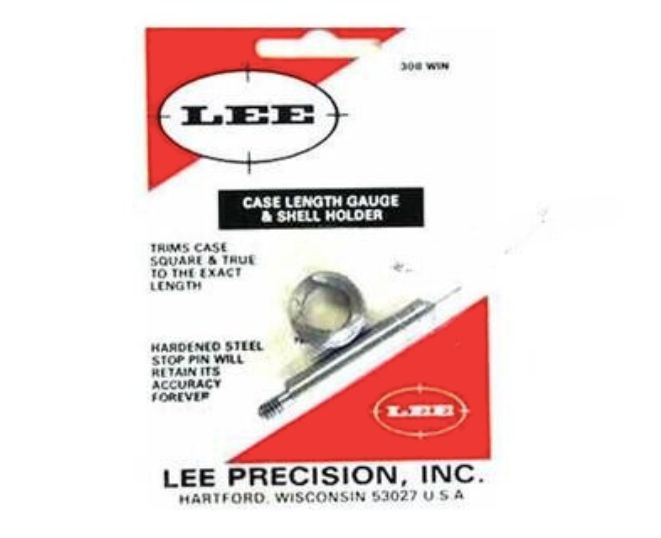 Lee Case Length Gauge and Shell Holder - 308WIN