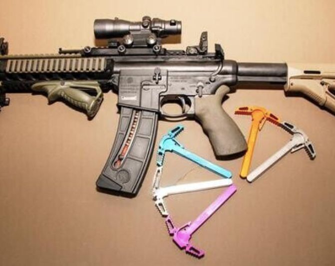 Bushveldt Ambidextrous Charging Handle 15-22 Tac Black