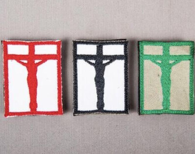 Badge Crucifix: Set of 3 Colours