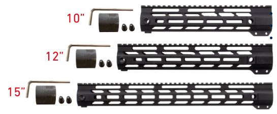 Key-201 12" Fore End Free Floating Hand Guard MLOK
