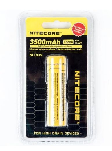 NITECORE 18650 3500mAh Rechargeable Battery