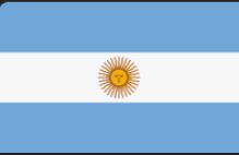 Argentina Flag 40x60 mm with Velcro