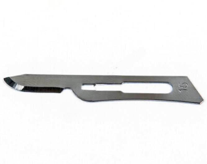 Scalpel Blades/ Surgical Blades No 15 (Pack of 100)