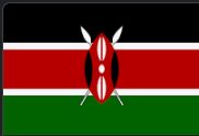 Kenya Flag 40x60 mm with Velcro