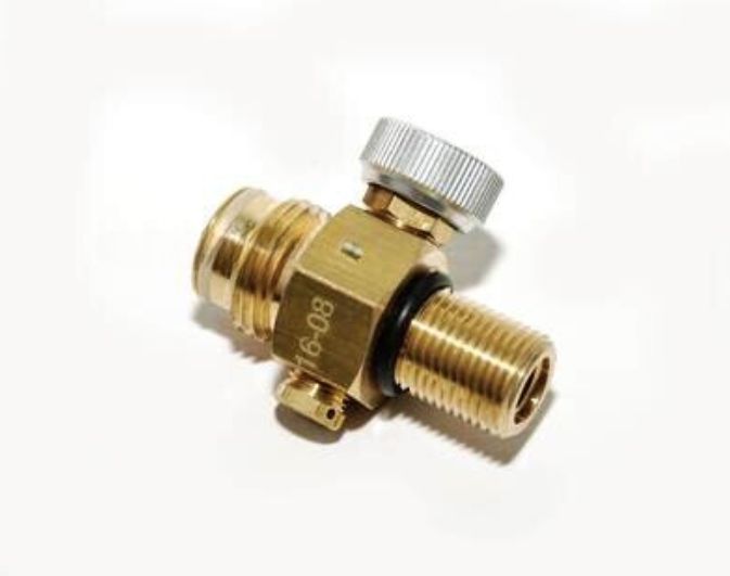 Brass CO2 Shut Off Valve