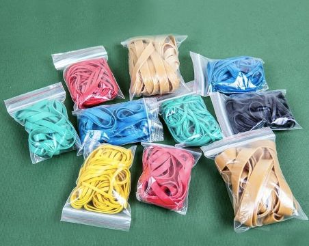 Bands Of Rubbers: Assorted Colour & Size Rubber Bands Bands Of Rubbers: Assorted Colour & Size Rubber Bands