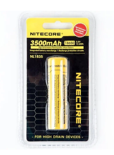 NITECORE 18650 3500mAh Rechargeable Battery