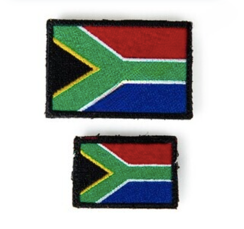 Bushveldt Badge Flags:  Small - South Africa Colo