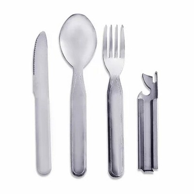 Cutlery Set 4 Piece Cutlery Set 4 Piece "Pikstel" Stainless Steel: Kn