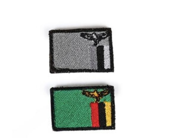 Bushveldt Badge Flags: Set of 2 Large Zambia