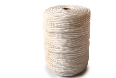 Round Braid 5mm x 100m White