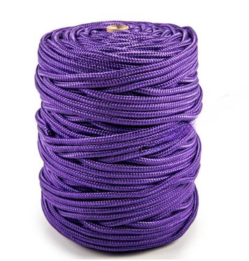 Round Braid 5mm x 100m Purple