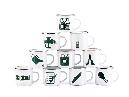 Branded Tin Mugs Branded Tin Mugs