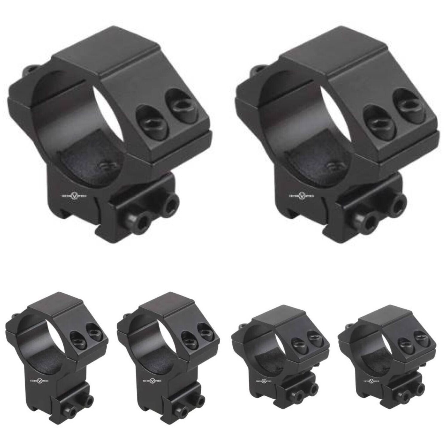 Vector Optics Scot -53M 25.4MM Dovetail Rings: Low Vector Optics Scot -53M 25.4MM Dovetail Rings: Low