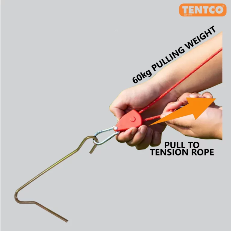 Ezi-Guy Rope Pulley & Ratchet Orange