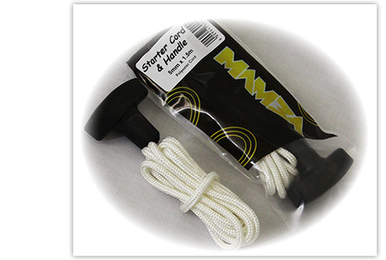 Starter Handle with Cord: 3.5mm x 1.5m