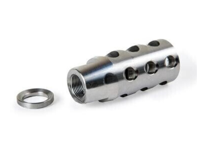 Stainless Steel Competition AR15 .308 Comp Muzzle 1/2x28 Stainless Steel Competition AR15 .308 Comp Muzzle 1/2x28